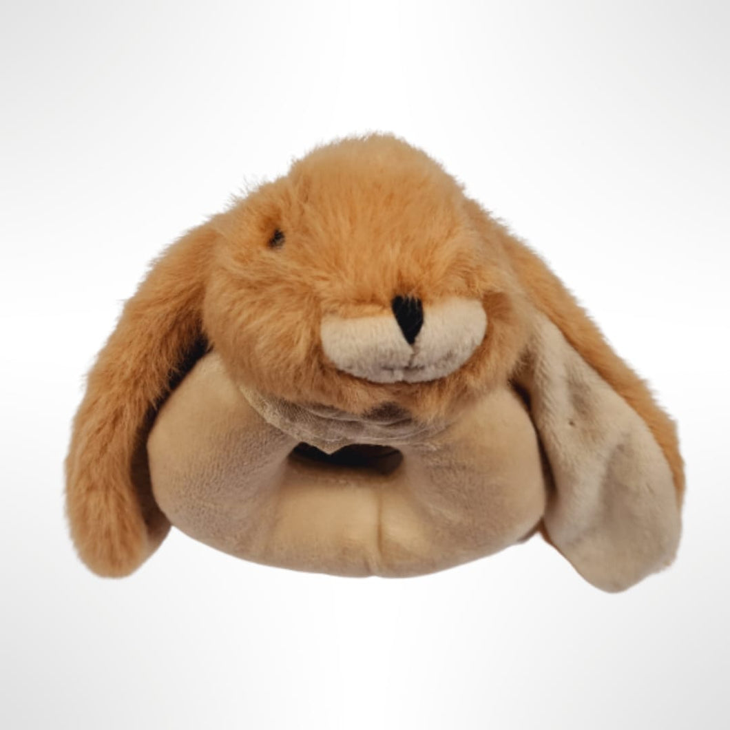 Bunny Baby Rattle - Brown
