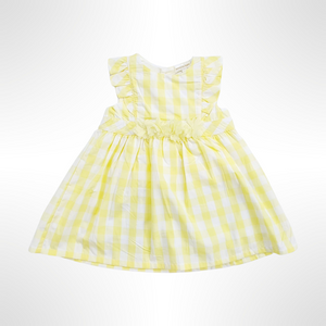 Checker Collection - Yellow/White Dress