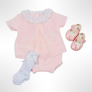 Baypod Baby Bow Pink Pram Soft Soled Shoes