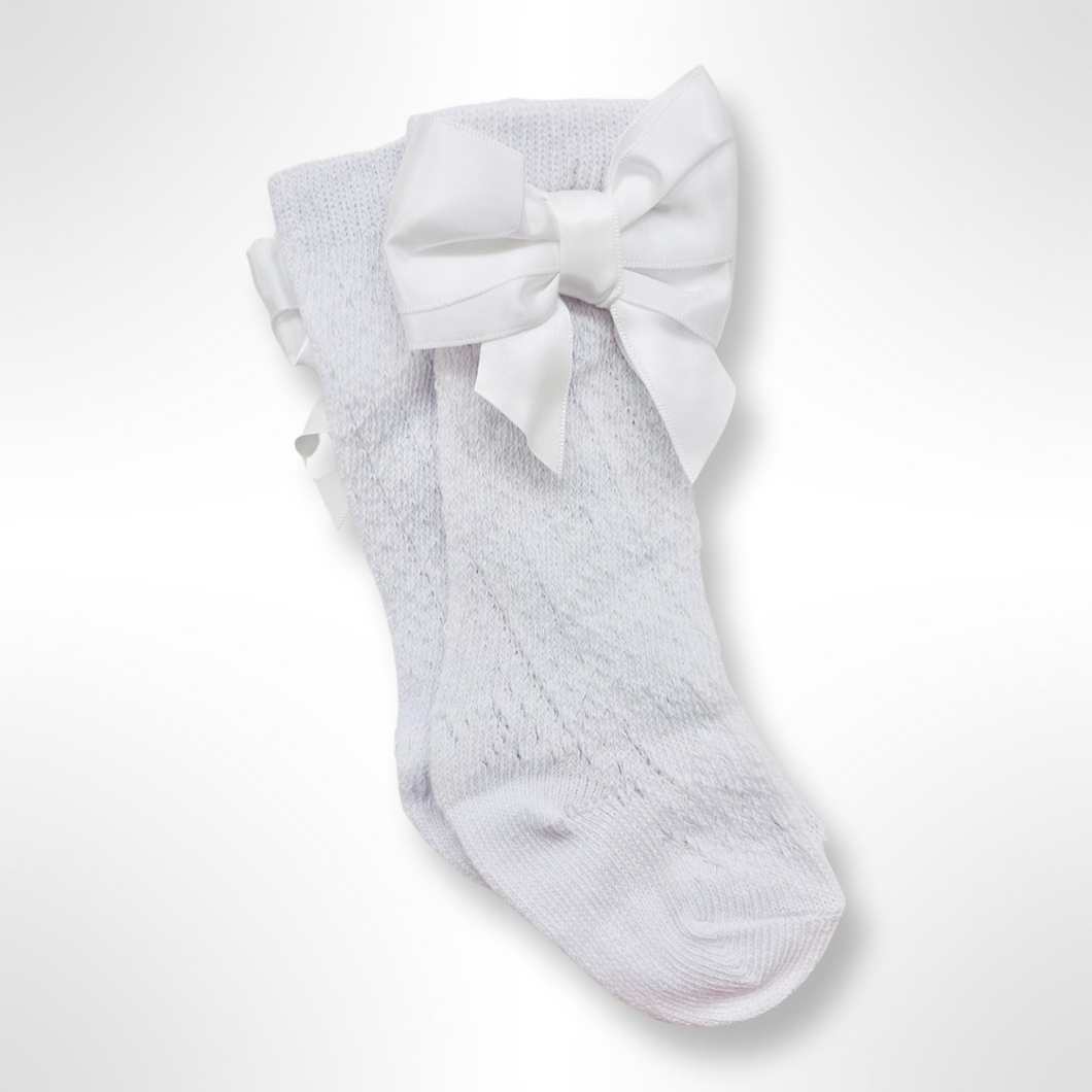 Pelerine Knee High Socks with Side Bow