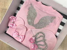 Load image into Gallery viewer, Solid Pink Angel Wings Set