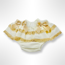 Load image into Gallery viewer, Colette Shirt and Bloomer Set - Ivory/Beige