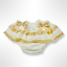 Load image into Gallery viewer, Colette Shirt and Bloomer Set - Ivory/Beige