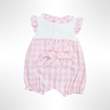 Load image into Gallery viewer, Checker Collection - Pink/White Romper