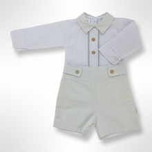 Load image into Gallery viewer, Liam Shirt and Short Set - Light Grey