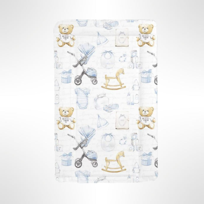 Baby Boy Vintage Changing Mat - Blue