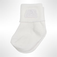 Load image into Gallery viewer, Baby Boy&#39;s White Short Ankle Socks With Motif