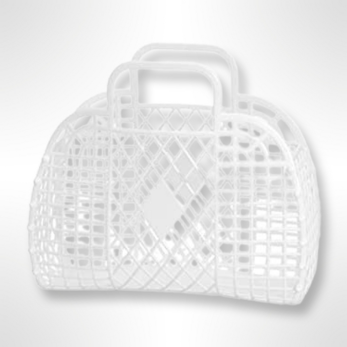 Retro Basket - White