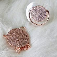 Load image into Gallery viewer, BABITIQUE SIGNATURE Rose Gold Bling Pacifier Set