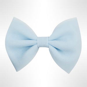 Tulle Bow Hairclip - Baby Blue