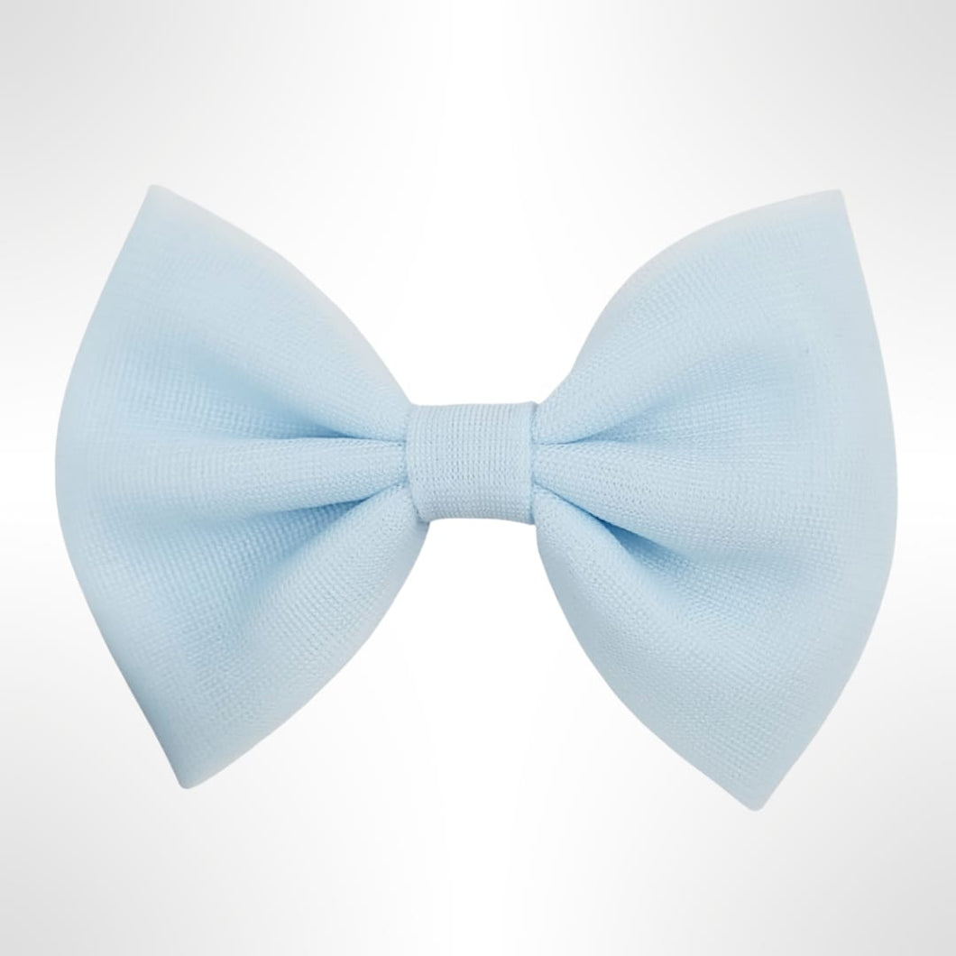 Tulle Bow Hairclip - Baby Blue