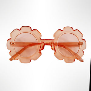 Flower Sunglasses - Rose Gold