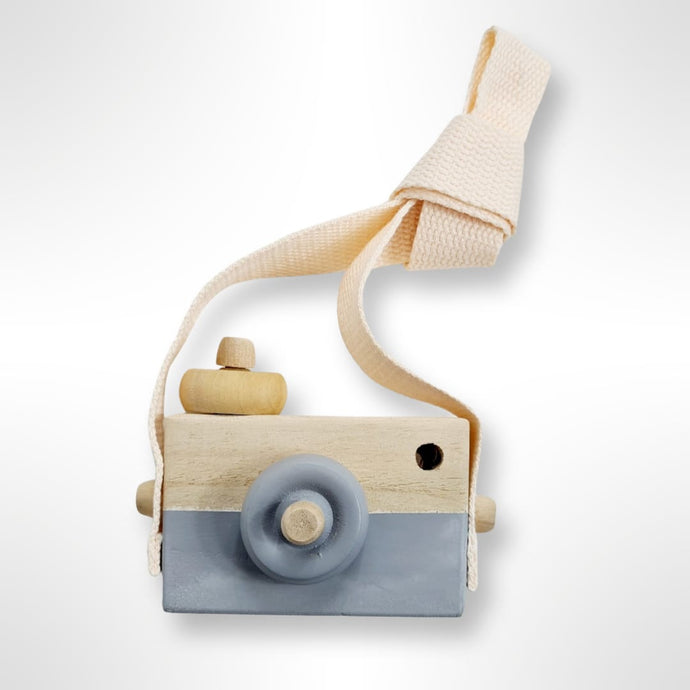 Wooden Camera Toy - Grey