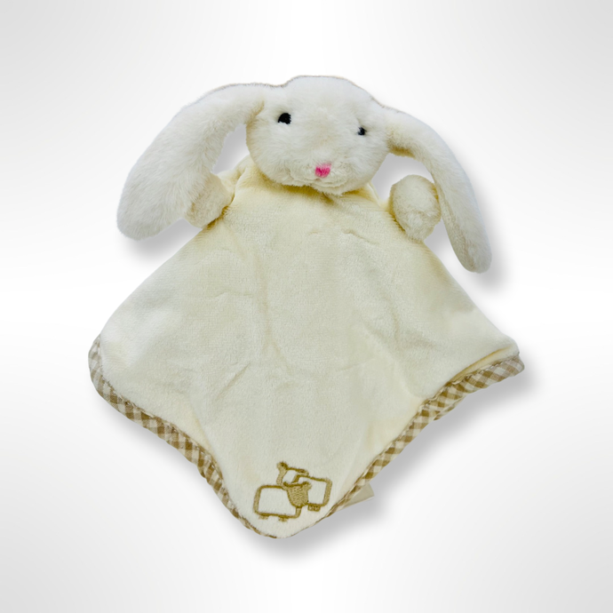 Cream Bunny Toy Soother/Finger Puppet