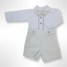 Load image into Gallery viewer, Liam Shirt and Short Set - Light Grey
