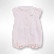 Load image into Gallery viewer, Cannes Collection - Pink Stripe Frill Collar Romper