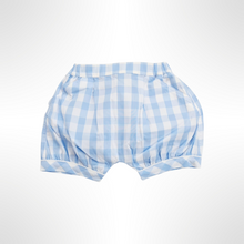 Load image into Gallery viewer, Checker Collection - Blue/White Top and Short Set