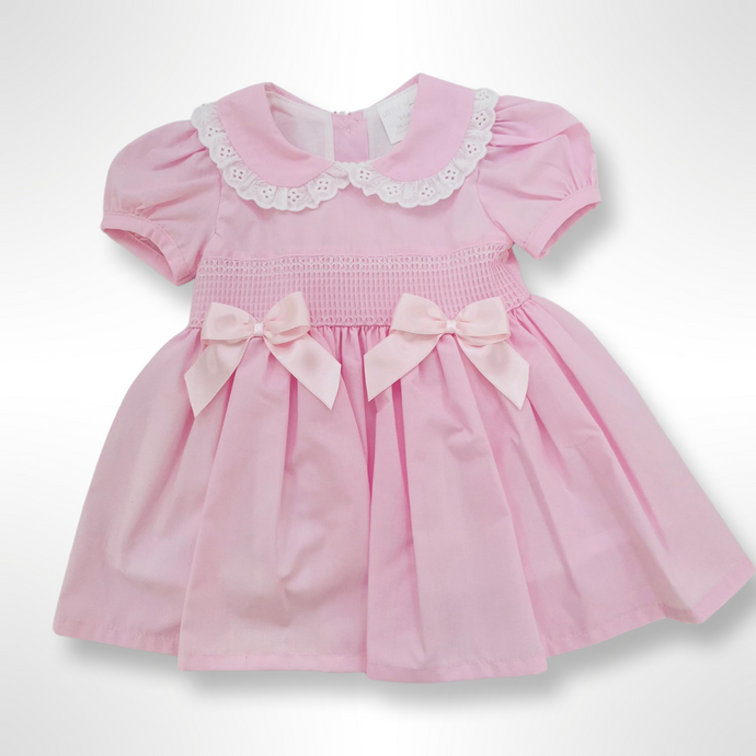 Suzie Pink Smocked Dress