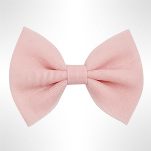 Tulle Bow Hairclip - Powder Pink
