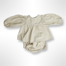 Load image into Gallery viewer, Siena Gingham Bloomer Set