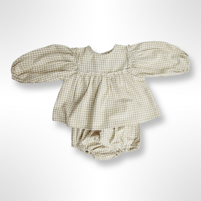 Siena Gingham Bloomer Set